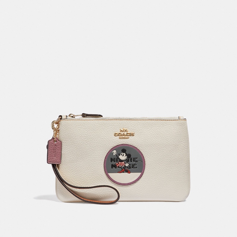 Minnie Mouse Wristlet With Patches